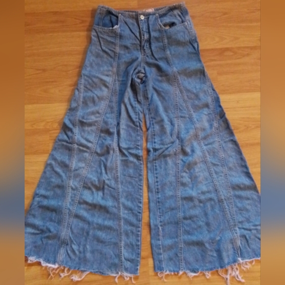 Free People Ace Wide Leg Jeans - Picture 6 of 7